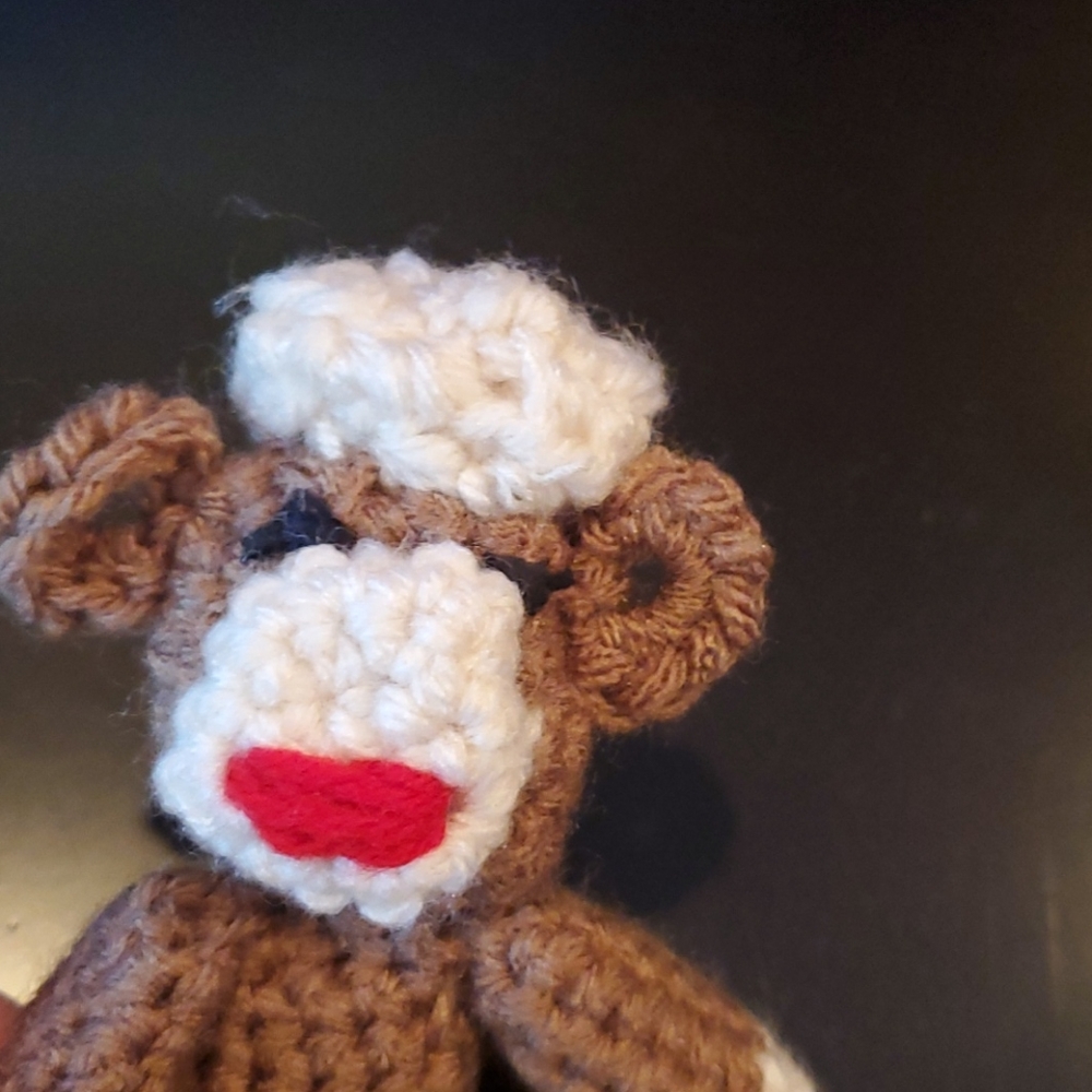 HANDMADE sock monkey. - Picture 4 of 5